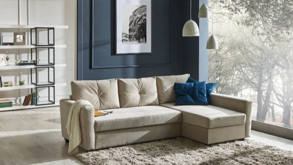 Matera Wohnecke mit Bettfunktion und Stauraum 232x149cm - Dogtas